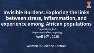 Title slide of Dr. Taiye Winful's lecture.
