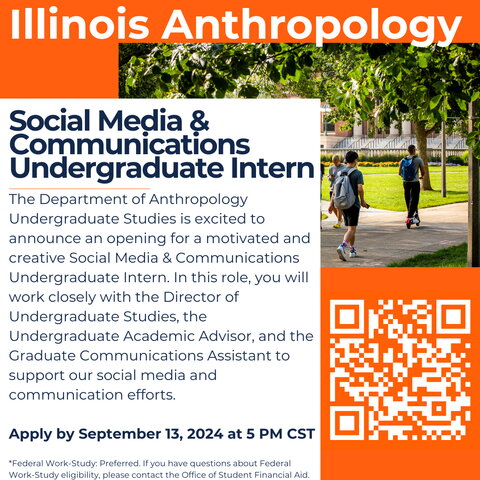 Social Media & Communications Undergraduate Intern Ad