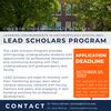 LEAD Scholars Program Flyer