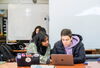 Students in class