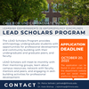 LEAD Scholars Program Flyer
